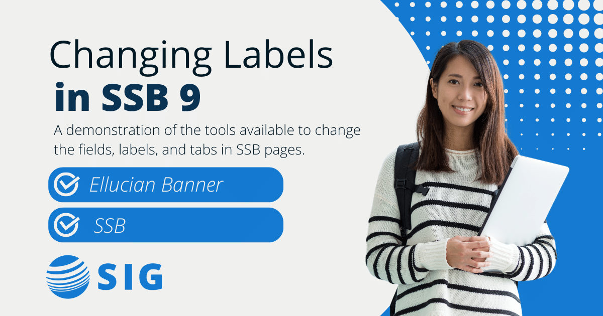 Webinar - Changing Labels in SSB9